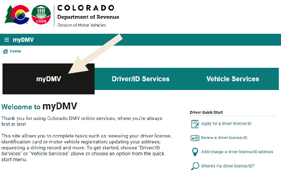 donde puedo ver si tengo multas de transito en Colorado