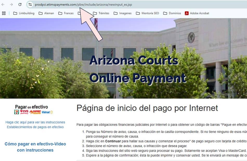 multa por exceso de velocidad en arizona