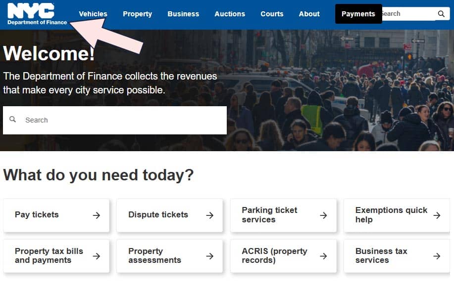 como saber si tengo un ticket de cámara en new york
